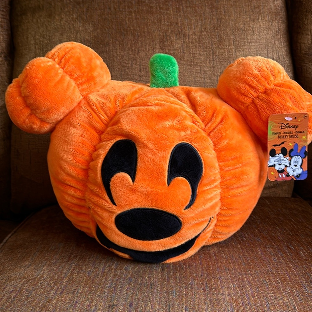 12” Mickey Mouse Pumpkin Plush